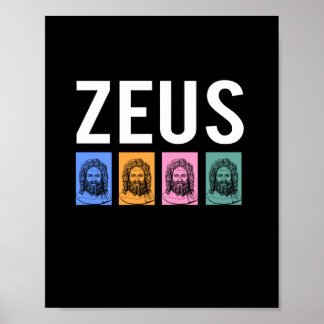 Poster La mythologie grecque Zeus