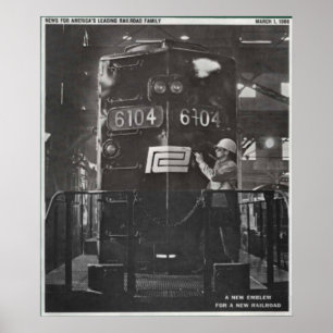 Poster La naissance du chemin de fer Penn Central