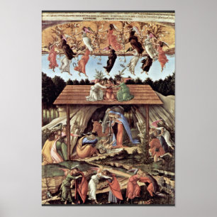 Poster La nativité mystique de mystique de nativité