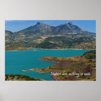 Poster La nature ne fait rien en vain