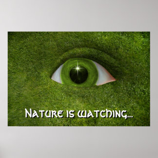 Poster La nature regarde...
