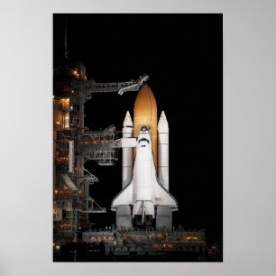 Poster La navette spatiale Atlantis est prête