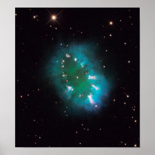 Poster La nébuleuse du collier (télescope Hubble)