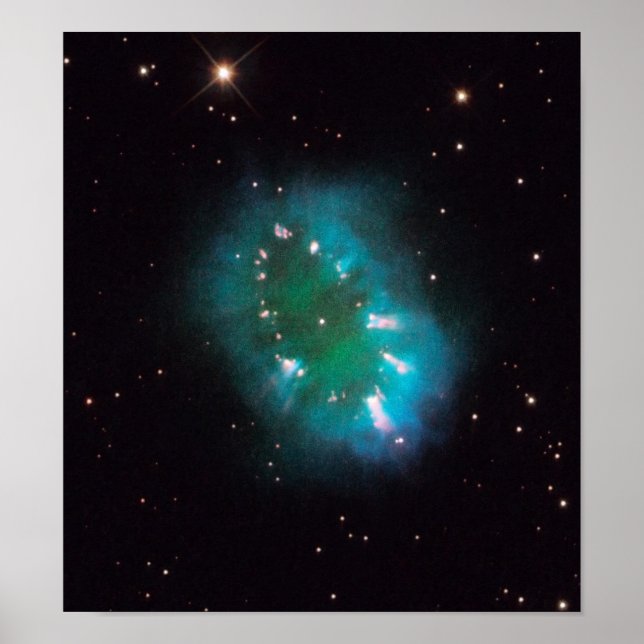 Poster La nébuleuse du collier (télescope Hubble) (Devant)