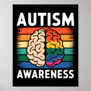Poster La Neurodiversité Célèbre Le Spectre De L'Autisme