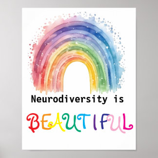Poster La neurodiversité est belle,