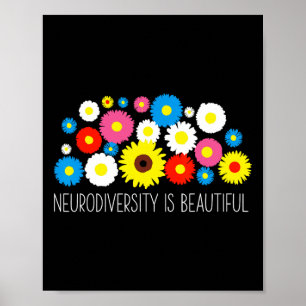 Poster La neurodiversité est belle Sensibilisation sur l'