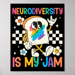 Poster La neurodiversité est ma jam inclusion sensibilisa