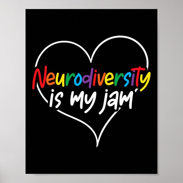 Poster La Neurodiversité est ma Sensibilisation sur l'aut (Devant)
