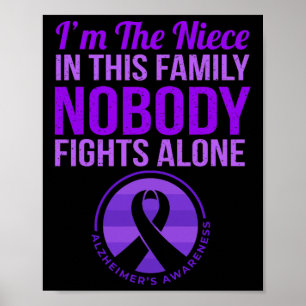 Poster La nièce Personne ne combat seul La conscience d'A