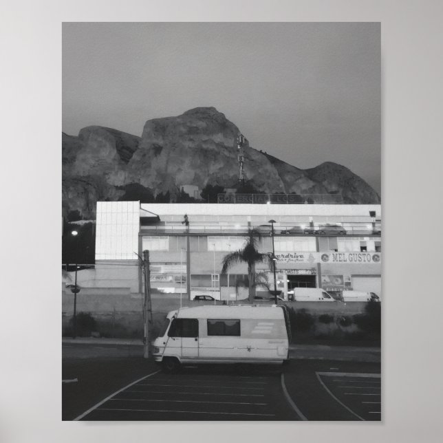 Poster La Nucia B&W (Devant)