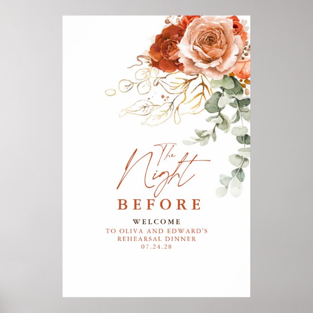 Poster La Nuit Avant Le Dîner De Répétition (Devant)