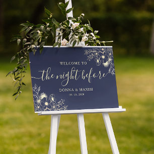 Poster La Nuit Avant Le Dîner De Répétition Bleue De La M