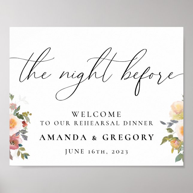 Poster La Nuit Avant le Dîner de Répétition de Mariage Bi (Devant)