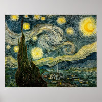 La nuit étoilée de Vincent van Gogh (1889)
