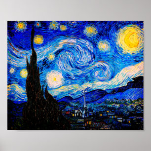 Poster La nuit étoilée par Vincent Van Gogh