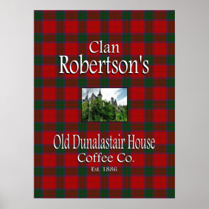 Poster La Old Dunalastair House Coffee Co. de Clan Robert