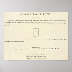 Poster La page titre du verso a indexé l'atlas