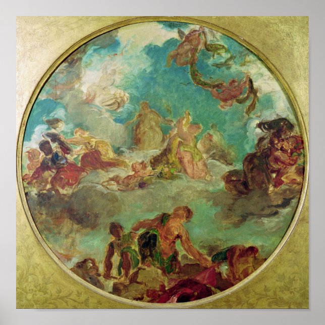 Poster La paix descend vers la terre (Devant)