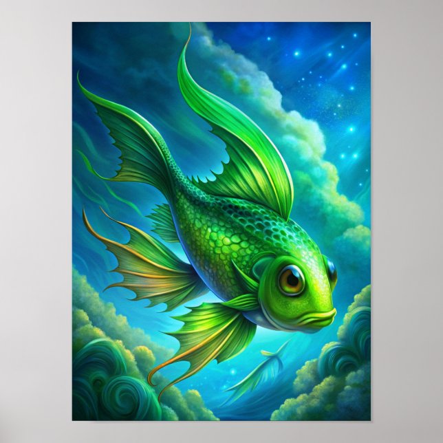 Poster "La Palette du ciel" (Devant)