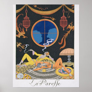 Poster La Paresse, 1924 (copie de pochoir)