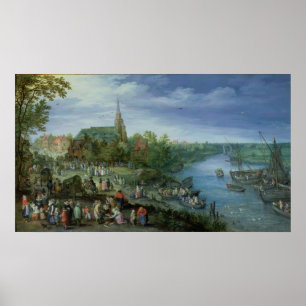 Poster La paroisse annuelle juste en Schelle, 1614