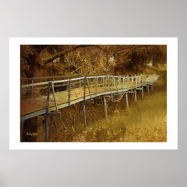 Poster La passerelle (Devant)