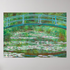 Poster La passerelle japonaise par Claude Monet