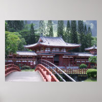 La passerelle - Temple Byodo-In