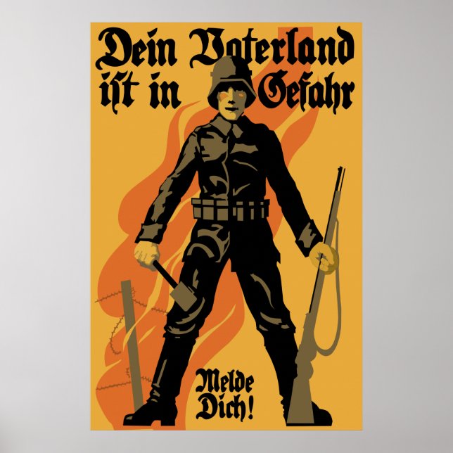 Poster La Patrie est en danger (Devant)