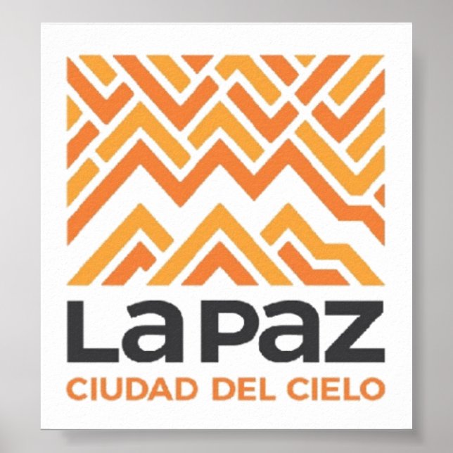 Poster La Paz ciudad del cielo (Vorne)
