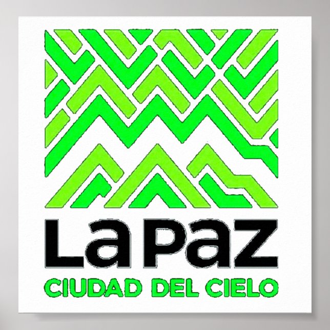 Poster La Paz ciudad del cielo (Vorne)