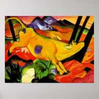 La peinture de Franz Marc, La vache jaune
