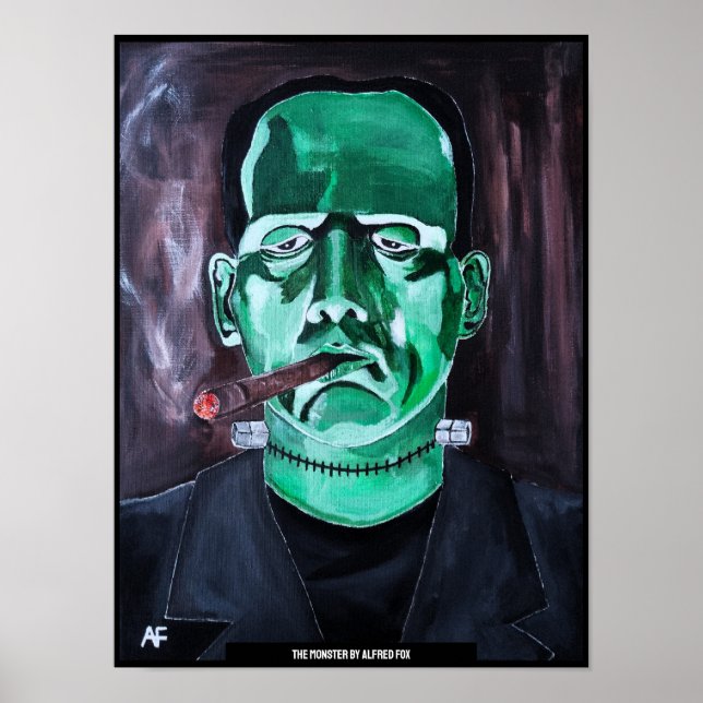 Poster La peinture de Monster par Alfred Fox (Devant)