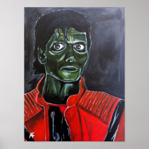 Poster La peinture de zombie par Alfred Fox