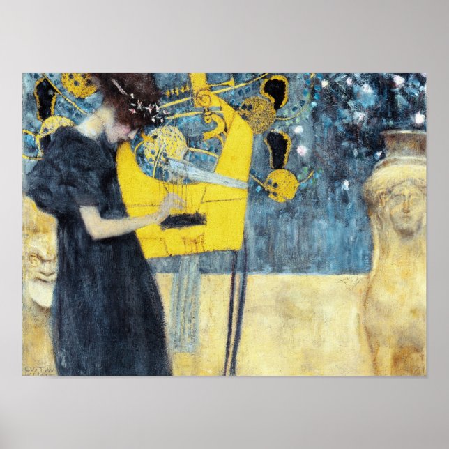 Poster La peinture musicale de Gustav Klimt (Devant)