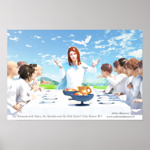 Poster La Pentecôte - Marie, les Apôtres et le Saint-Espr