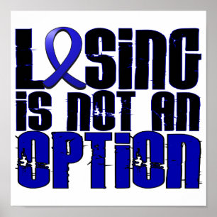 Poster La perte n'est pas un cancer du colon d'option