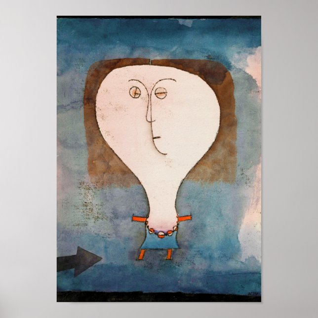 Poster La peur d'une fille, Klee (Devant)