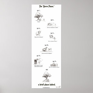 Poster 'La Phase du Cheval'