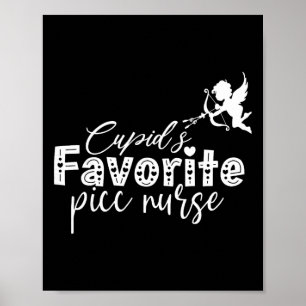Poster La picc infirmière préférée de Cupidon Accès vascu