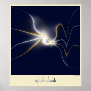 Poster la pieuvre bleue