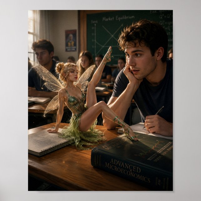 Poster La Pixie sur le Bureau (Devant)