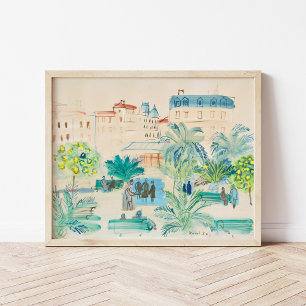 Poster La Place Arago   Raoul Dufy