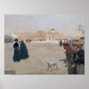 Poster La Place du Carrousel, Paris