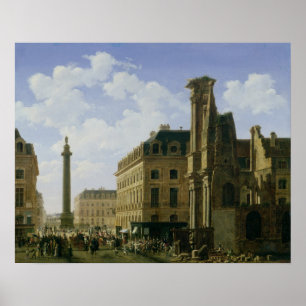 Poster La Place Vendome, 1808