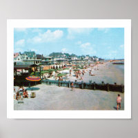 La plage, Cape May NJ, Vintage
