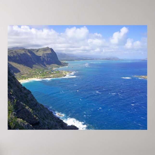 Poster La plage de Makapuu (Devant)