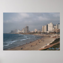 Poster La plage de Tel Aviv
