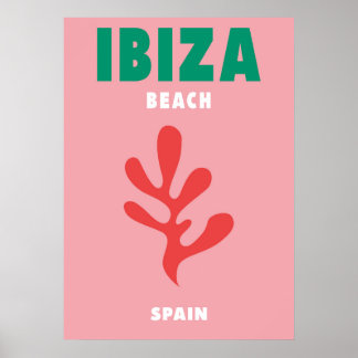 Poster La plage d'Ibiza